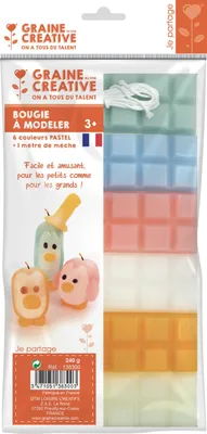 Produktbild von GRAINE CREATIVE 138300, 6 Jahr(e), Wachs, Mehrfarbig, 1 Stück(e)