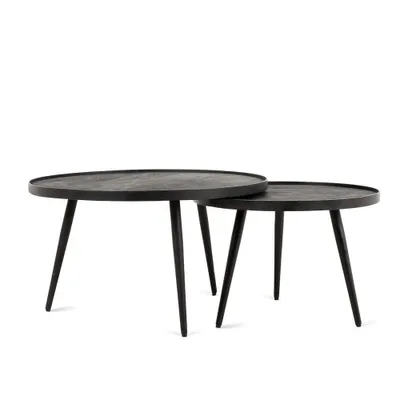 Produktbild von Couchtische Lena, 2er-Set - Schwarz