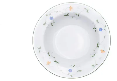 Produktbild von Thun 1794 Tiefer Teller, 22 cm, Wiesenblumen, Tschechisches Porzellan, Thun