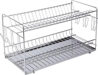 Immagine prodotto di Sauvic 50 cm scolapiatti in acciaio inox Argento Argento Taglia unica