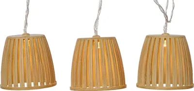 Produktbild von LED Solar Lichterkette Lampenschirme 4,5m Kunststoff Warmweiß