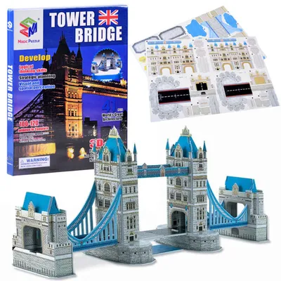 Produktbild von 3D-Puzzle 41 Teile Turmbrücke ZA3801