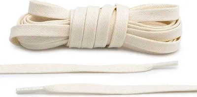 Produktbild von The Kicks Don® Wachsschnürsenkel, flach, 8 mm, 120 cm, Creme