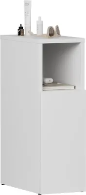 Obrázek produktu pro Noční stolek Vicco Enton Bílá 20 x 59.5 cm s 1 dveřmi, Model 57304