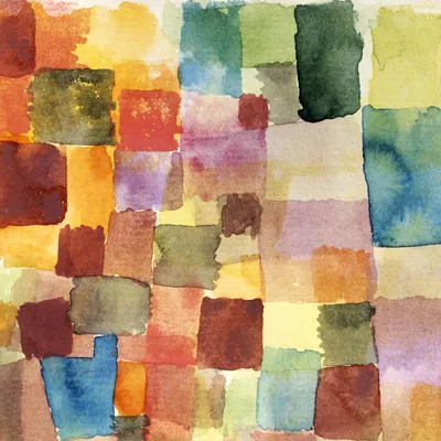 Produktbild von Plakat 20x20cm Untitled, Paul Klee Vintage für das Wohnzimmer
