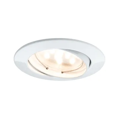 Obrázek produktu pro Sada Premium EBL, kulatá otočná LED svítidla, 3x6,8 W, 2700 K, 230 V, 51 mm, matná bílá/hliník-zinek