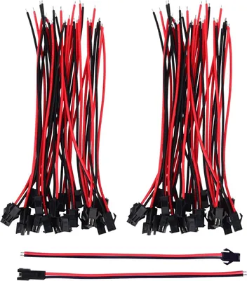 Produktbild von 22 AWG JST SM 2 Pin Stecker Männlichen und Weiblichen Steckverbinder Adapter mit 135 mm Elektrisch Kabel für LED Licht, 20 Paare