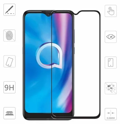 Produktbild von Für Motorola Moto E22 3D Display Full LCD H9 Hart Glas Folie Panzer Seiten Neu