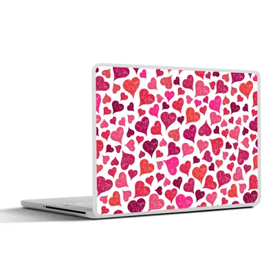 Produktbild von MuchoWow® Laptop Aufkleber Sticker Cover Valentinsgeschenk für ihn - Liebe - Herz 40x30 cm - Laptop Dekoration - Selbstklebend