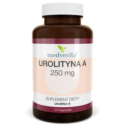 Zdjęcie produktu dla MEDVERITA Urolityna A 250 mg - 120 kapsułek