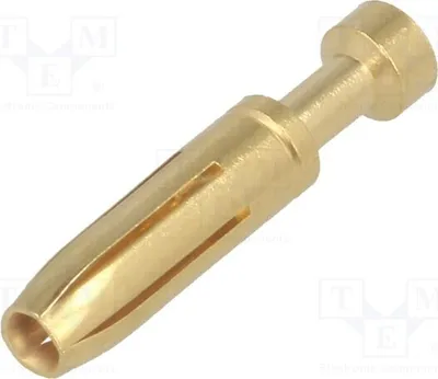Produktbild von 1x Kontakt Klemmverbindung E vergoldet 1mm2 weiblich 16A 09330006218 HARTING-Steckverbin