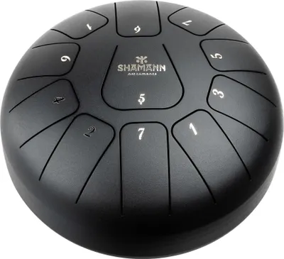 Productafbeelding van Shamann 8-inch 11-tonen F-majeur taaltrom, matzwart