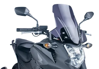 Image de PUIG Dunkelrauch Touring Pare-brise 480x420mm pour Honda