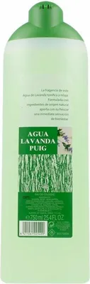 Image de Agua Lavanda Puig Eau De Cologne 750ML