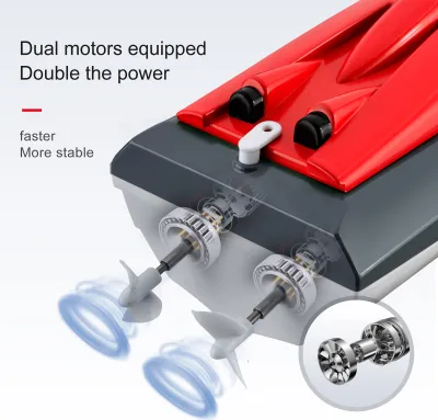 Obrázek produktu pro 806 2.4G RC Boot, ferngesteuertes Boot, 20KM/h, wasserdicht, Hochgeschwindigkeits-Rennboot, Geschenk für Kinder