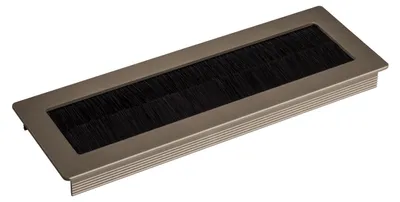 Zdjęcie produktu dla Przepust kablowy SOTECH TONDO 200 x 70 x 17,3 mm, wygląd stali nierdzewnej – przepust kablowy do biurka