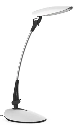 Produktbild von LED Tischleuchte Jordy weiss Schreibtischleuchte 9W Nachttischlampe #1