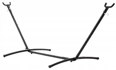 Obrázek produktu pro Černý kovový rám pro houpací síť, rozměry 260 x 107 x 100 cm