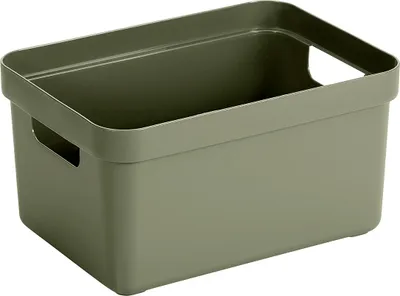 Produktbild von Sunware 09600688, Ablageschale, Grün, Rechteckig, Kunststoff, Einfarbig, 13 l