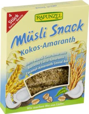 Obrázek produktu pro Müsli Snack Kokos-Amarant 4x29g