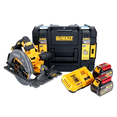 Produktbild von DeWalt DCS 579 T2T Akku Handkreissäge 54 V FlexVolt 190 mm Brushless + 2x Akku 6,0 Ah + Ladegerät + TSTAK