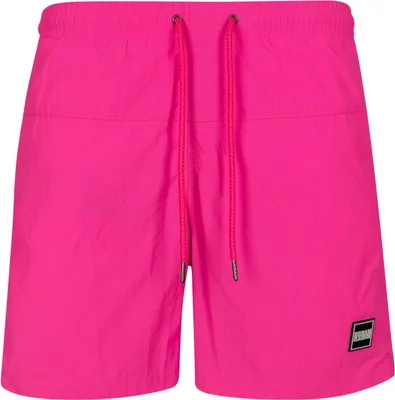 Produktbild von Urban Classics - BLOCK Swim Badeshorts neon pink - 5XL