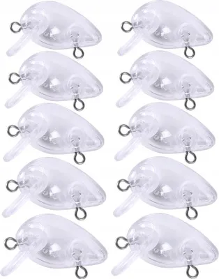 Zdjęcie produktu dla KORPUS Wobler SZCZUPAK SANDACZ OKOŃ Zrób to sam do MALOWANIA 3cm 1.2g 10szt