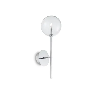 Produktbild von Zeitgenössische Wandleuchte Equinoxe Metall Chrom 1 Licht 2W 3000K Warmes Licht