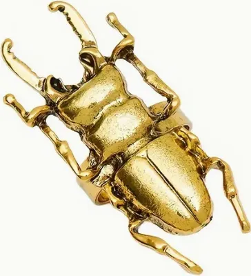 Produktbild von Skarabäus Ring Miniblings Fingerring Ägypten Pharao Käfer Sonnengott gold