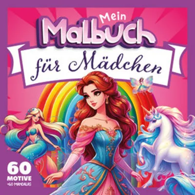 Produktbild von Mädchen Malbuch ab 6 bis 10 Jahren