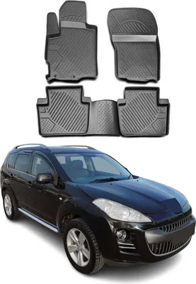 Obrázek produktu pro 2007-2012 Peugeot 4007 podlahové rohože TPE černé 4 ks