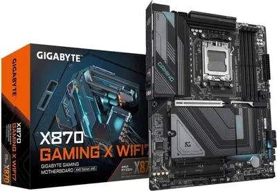 Produktbild von Mainboard, GIGABYTE X870 GAMING X WIFI7, AMD AM5, DDR5 bis 8000MHz (OC), Wi-Fi 7, 2.5GbE LAN, USB 4