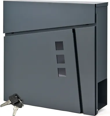 Produktbild von VERDA Briefkasten Postkasten Designer Wandbriefkasten Zeitungsrolle SN3681-1