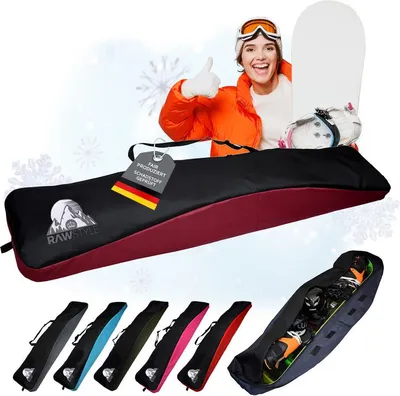 Produktbild von Snowboard Tasche Boardbag Snowboardbag 170cm Universalgröße wasserdicht XXL (bordeaux)