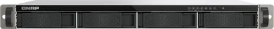 Produktbild von QNAP TS-433EU - NAS-Server - 4 Schächte - Rack - einbaufähig - SATA 6Gb/s - RAID 0, 1, 5, 6, 10, JBOD, 50, 60 - RAM 4 GB - Gigabit Ethernet / 2.5 Gigabit Ethernet - iSCSI Support - 1U