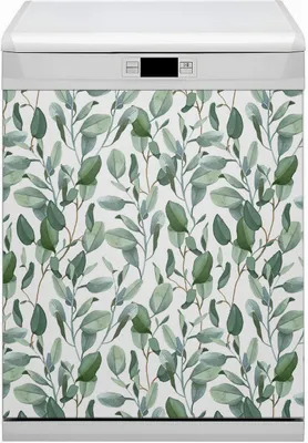 Produktbild von Magnete  Dekorative Magnet Folie für Geschirrspüler 60x70 cm Küche  - Verlässt Eukalyptus