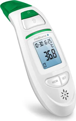 Produktbild von medisana TM 750 connect Fieberthermometer für Ohr und Stirnthermometer mit App