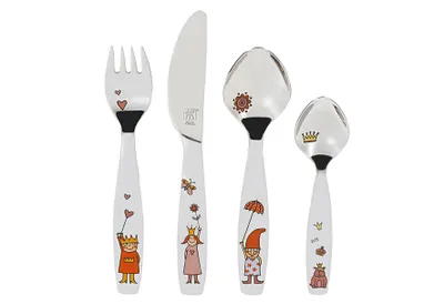 Produktbild von ZWILLING Kinderbesteck Emilie Edelstahl 4teilig
