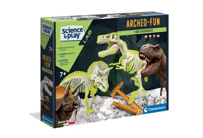 Obrázok produktu pre Clementoni Vykopávky T-Rex + Triceraptos