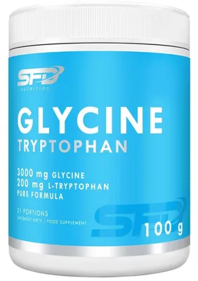 Produktbild von SFD Nutrition Glycine Tryptophan Aminosäuren Pulver 100 g
