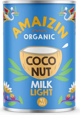 Produktbild von Amaizin Bio Kokosnussmilch 9 % Fett 400 ml