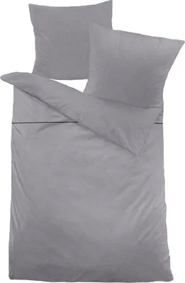 Produktbild von Dormisette Melange-Flanell Bettwäsche-Garnitur Dessin 05110 Farbe 025 - 155x220 + 80x80 cm