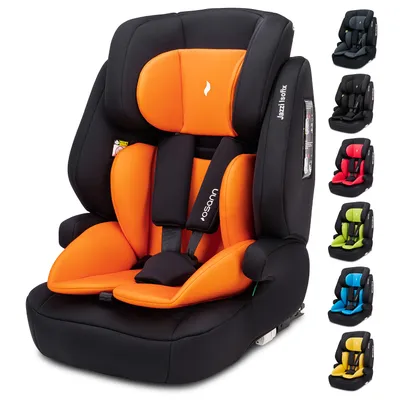 Produktbild von Osann Jazzi Isofix, der sichere Kindersitz ab 1 Jahr 76–150 cm, mitwachsender Kinderautositz (9-36 kg)  - Sunset