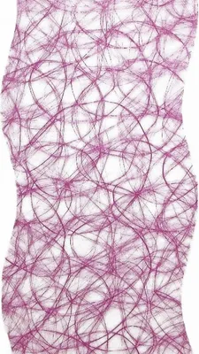 Produktbild von Sizoweb Tischband Wellenschnitt aubergine ca. 12,5 cm Rolle 25 Meter 64W 023-R
