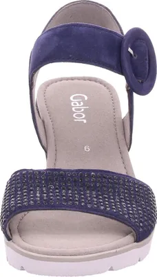 Produktbild von Gabor Basic Damen Sandaletten Elegant Blau