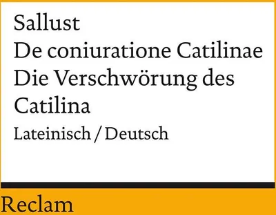 Produktbild von De coniuratione Catilinae / Die Verschwörung des Catilina