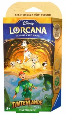 Zdjęcie produktu dla Disney Lorcana The Inklands - talia startowa Bursztyn i Szmaragd (niemiecki)