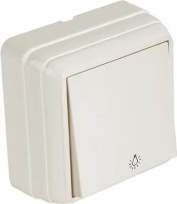 Produktbild von Taster Creme – Aufputz IP20 Innen – BRON