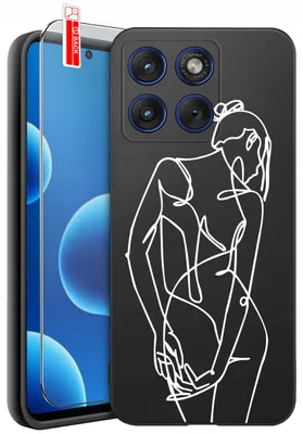 Obrázek produktu pro Pouzdro pro Motorola Edge 70 | Designy | Matné silikonové pouzdro + sklo 9H