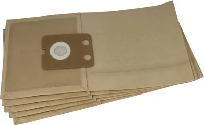 Produktbild von vhbw 5x Staubbeutel kompatibel mit Nilfisk VP600 series Staubsauger - 23cm x 21,5cm braun